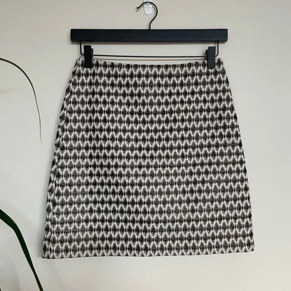 LOFT Shimmering Tweed A Line Skirt